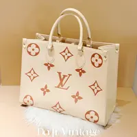 大吉中古/LV草莓牛奶onthego中号手提单肩包