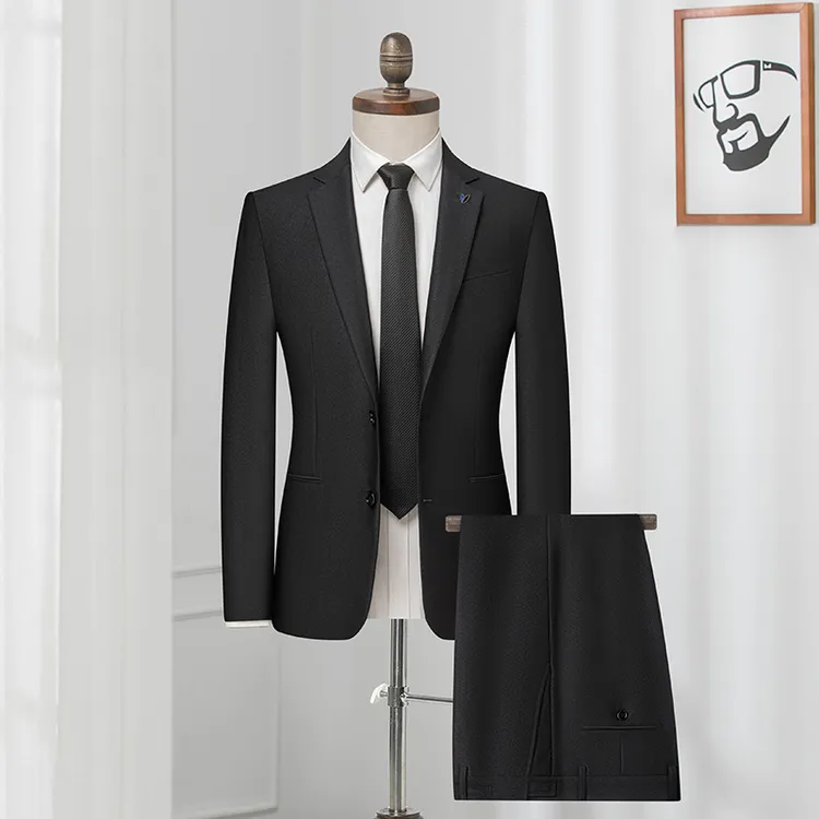 【断码福利】西服套装男士修身青年成人礼商务通勤西装新郎伴郎套装
