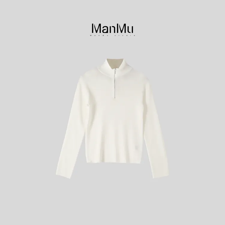 满目ManMu 【张琪专属】高级定制秋冬时尚百搭绵羊毛衫350656