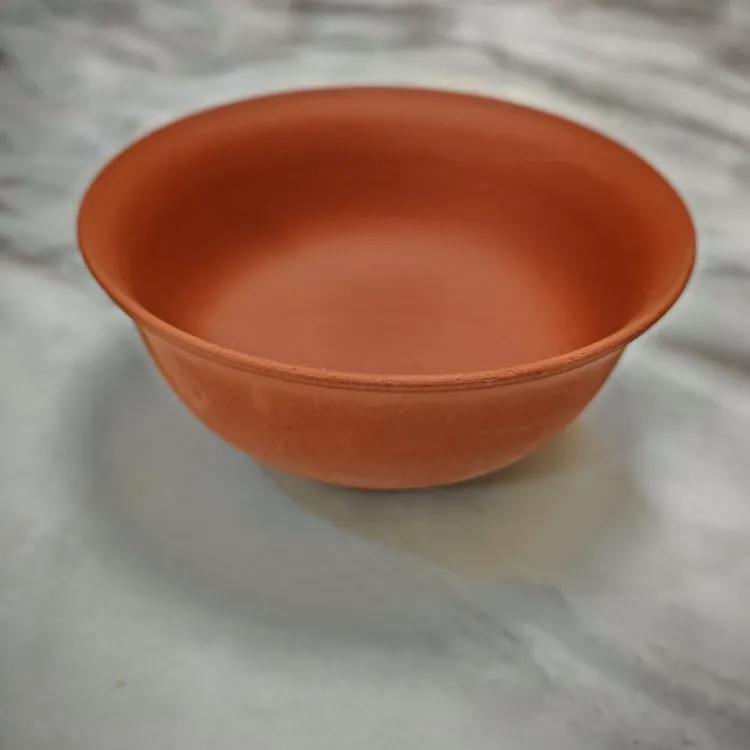 14厘米胶东非遗砂大碗老式蒸碗纯手工陶土砂碗