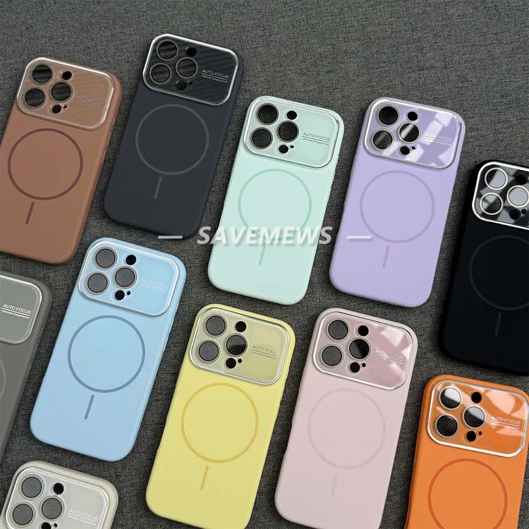 秒变17带镜头膜适用苹果15/16promax磁吸手机壳14/13/12软套潮男