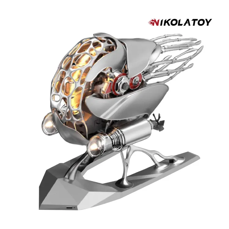 NIKOLATOY限量款机械鹦鹉螺仿生模型摆件现货