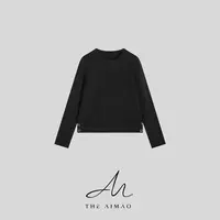 【THE AIMAO】“简束自在”100绵羊毛软暖肤感简约圆领羊毛衫XYX82819