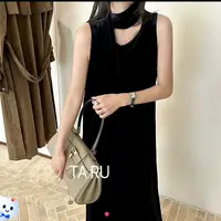 3308丝绒无袖背心连衣裙外9-2