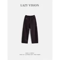 LAZYVISION*羊绒混纺阔腿女士休闲裤ZMD-33332