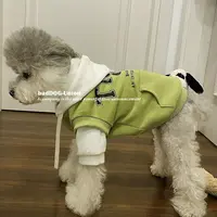 狗狗衣服秋冬季ins泰迪比熊小型犬马尔济斯可爱连帽加绒保暖卫衣