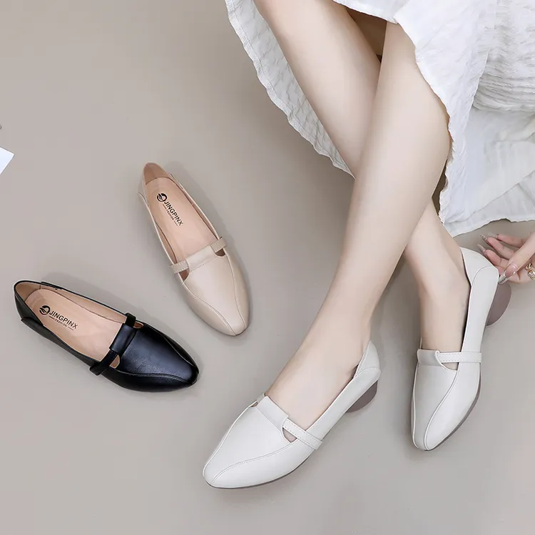春夏女单鞋柔软舒适百搭女鞋简约范百搭时尚春款女鞋软底防滑796