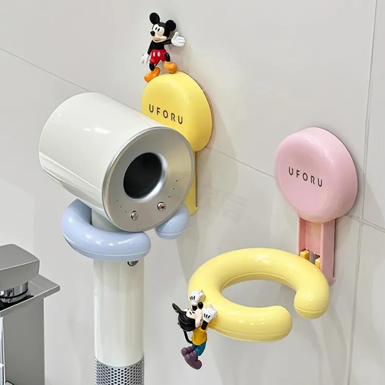 多巴胺吹风机置物架免打孔卫生间电吹风专用挂架浴室吸盘风筒支架