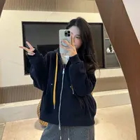宿慕SUMU 新款纯色韩系时尚加绒保暖卫衣外套10-12连帽外套1635