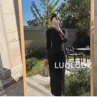 【现货】LUOLUOZ【清风谣】新中式轻国御姐改良高级感连衣裙H81077