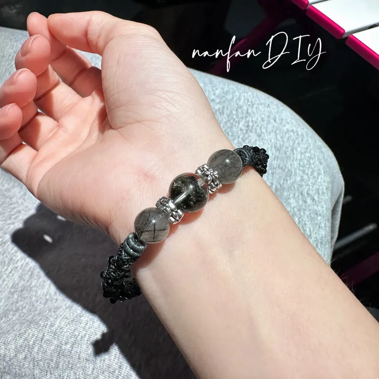 千里江山回纹手镯纯手工编织定制成品