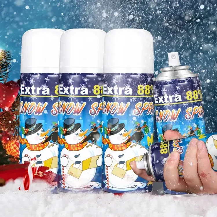 【喵喵】飞雪喷雾仿真雪花片喷雾韩剧变装喷雪罐圣诞驾车个人用品