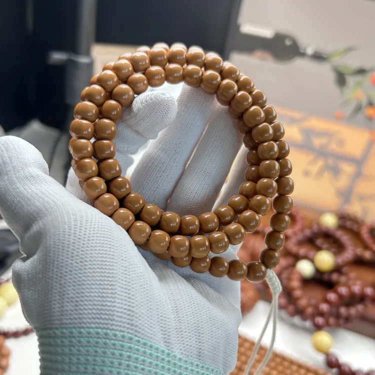 【槿川匠心】猴头核桃毕业款全品小馒头极限弧老型脖挂108尺寸9+mm