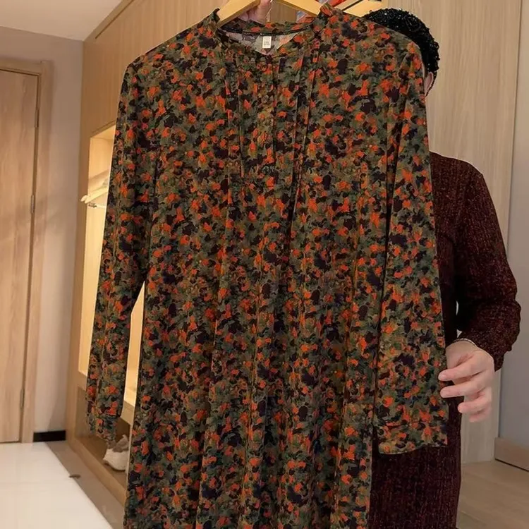 w1924夏季木耳领水晶麻上衣（衣长78左右）