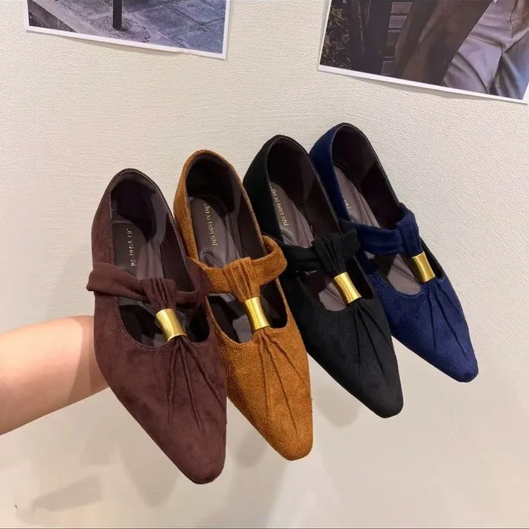 网红超火法式内增复古玛丽珍鞋女平底2025秋季辛苦一字带气质单鞋