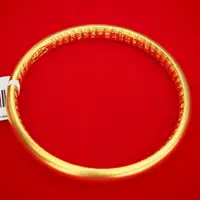 【思思专享】足金999饰品泥鳅背轮胎心经 #62 手镯 12.1 GP