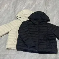 7708【轻薄排骨服】连帽羽绒短款泡芙排骨服