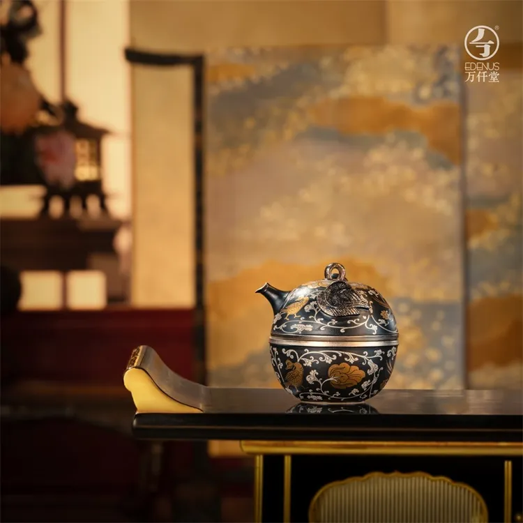 【万仟堂】大唐英武·快客杯高档便携旅行包功夫茶具围炉煮茶套装