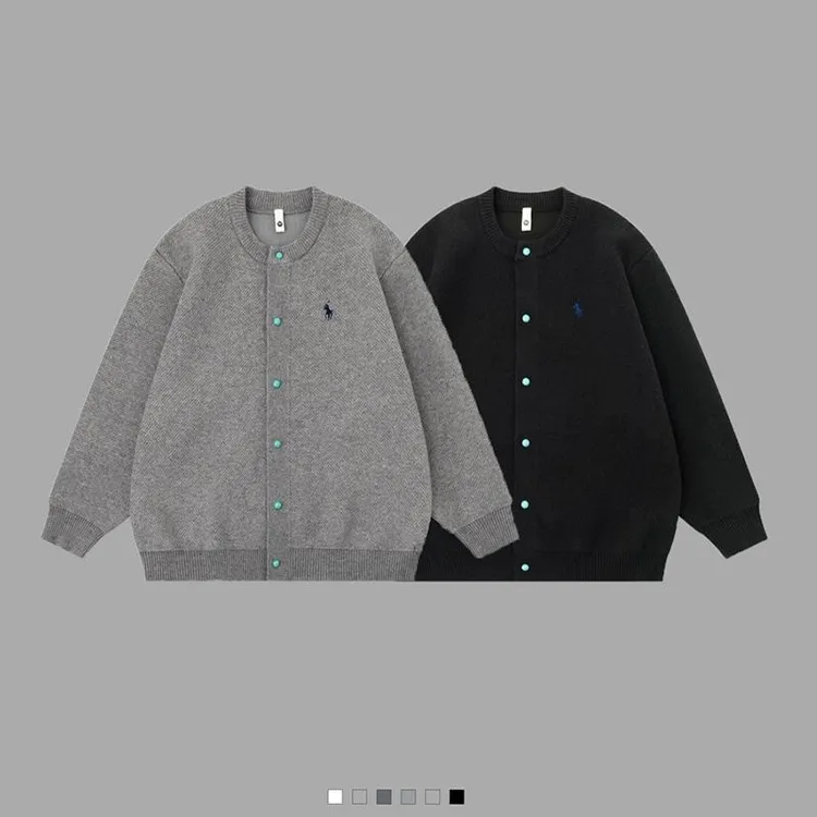 2025秋冬季新款重磅潮流日系百搭开衫毛衣男女同款时尚休闲针织衫