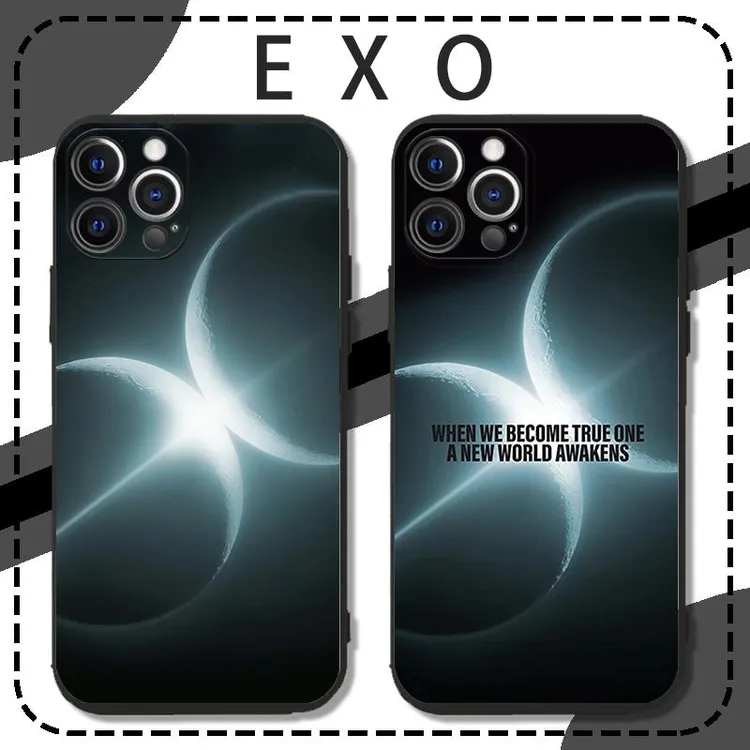 适用EXO高级感苹果16pro应援oppo周边荣耀400明星vivox200手机壳