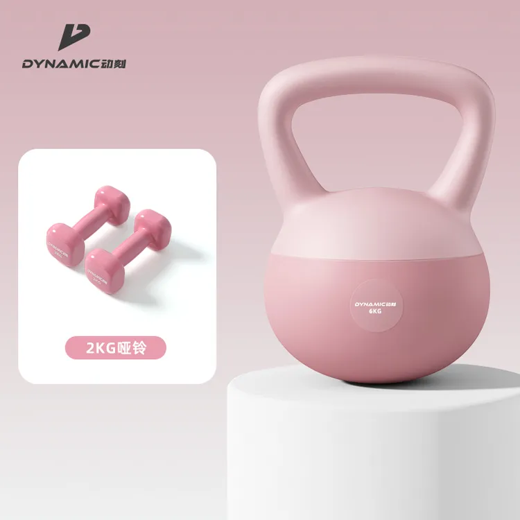 【胜利塑形】运动健身新手组合套装软壶铃哑铃