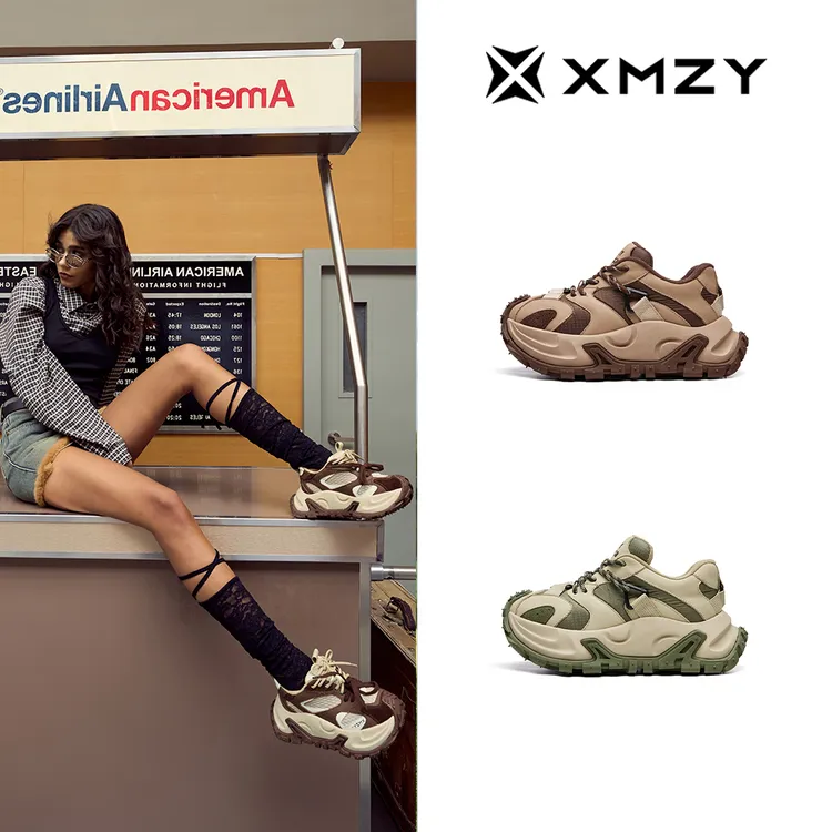 【埃及艳后】XMZY2025秋季新款原创时尚复古潮流设计厚底老爹鞋女