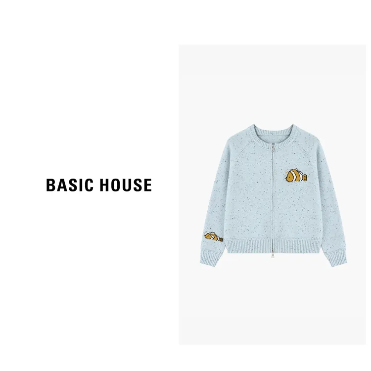 Basic House/百家好秋冬减龄细腻肌理质感保暖毛衣-B0625B5SEE2