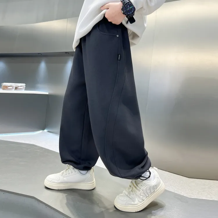 男童裤子2025新款秋装大儿童春秋款运动裤韩版男孩秋季卫裤痞帅潮
