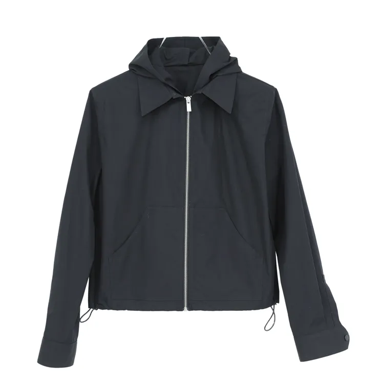 【顾文婷推荐】YOUWEI有尾 帽衫 短款连帽口袋衬衫 Y1624315