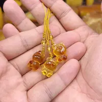 蜜蜡未镶嵌珠宝奇石手机链
