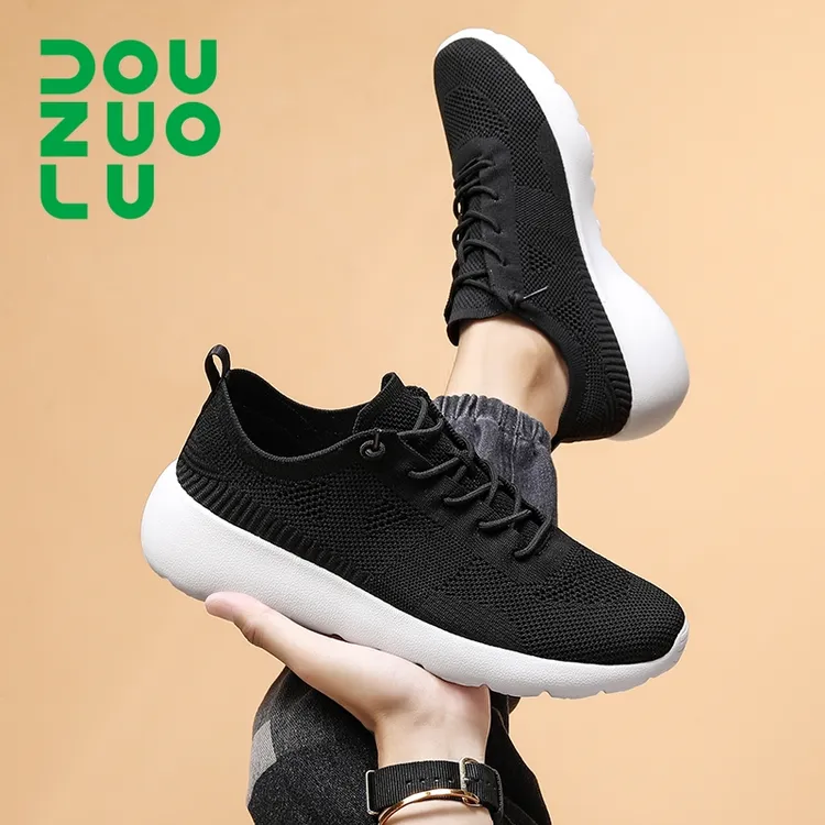 多运动走路鞋男女网面鞋百搭休闲透气厚底舒适运动健步鞋情侣款