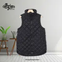 女士菱形时尚潮流简约秋冬保暖百搭内搭叠穿搭配无袖马甲6C855