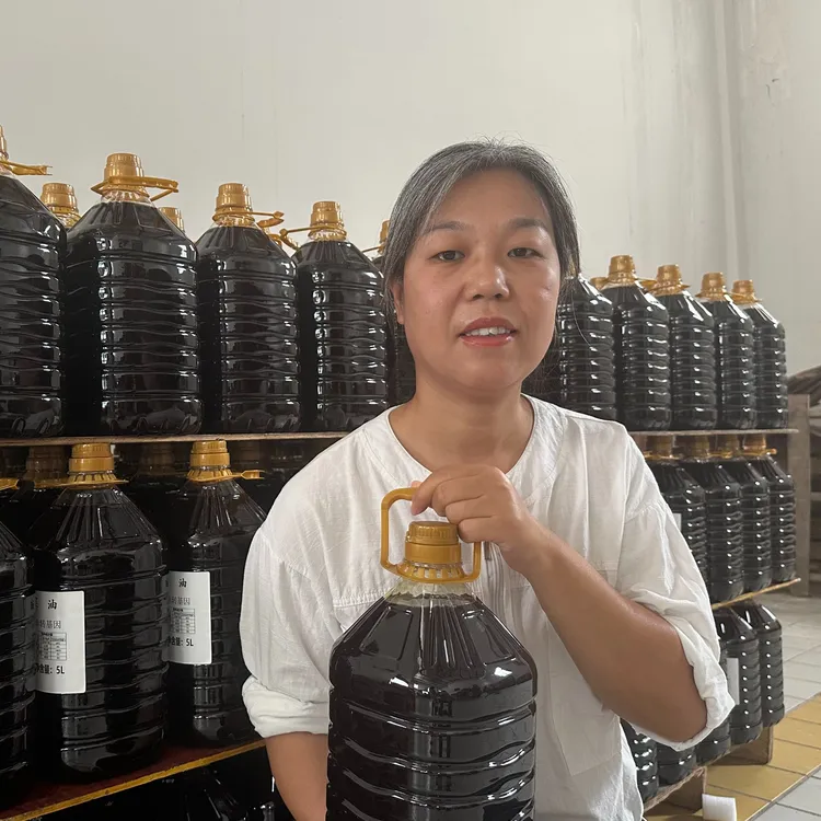 湖南农家土榨菜籽油传统物理压榨菜油浓香小榨正宗食用油