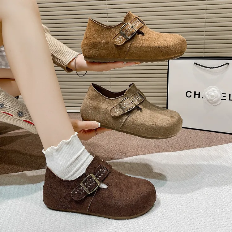 5CM厚底内增高软底勃肯鞋2025新款休闲时尚勃肯鞋厚底女鞋209-1