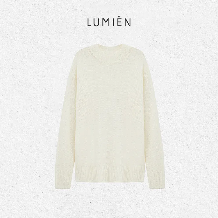 【LUMIEN 新品】“糯云沁肤”羊绒圆领针织衫LX5FTT106