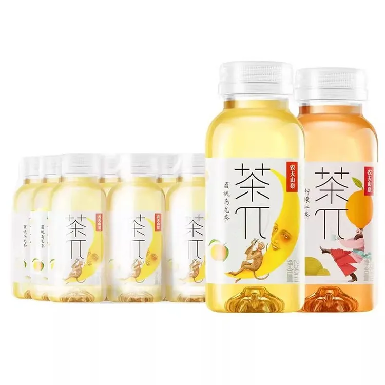 茶派茶π250ml小瓶蜜桃乌龙夏季果味茶饮料