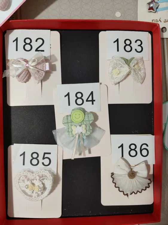 [2#自选7卡发饰组合]韩版布艺发夹甜美可爱碎发边夹【全包夹子】