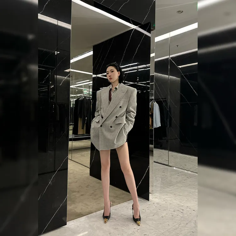 十三粥私服 Y家廓形圣殿 高级韩版西装外套女秋时尚百搭SO0027