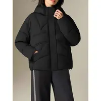 小静折扣~NA1521P 冬季加厚百搭连帽短款羽绒服 （卡码拍大）