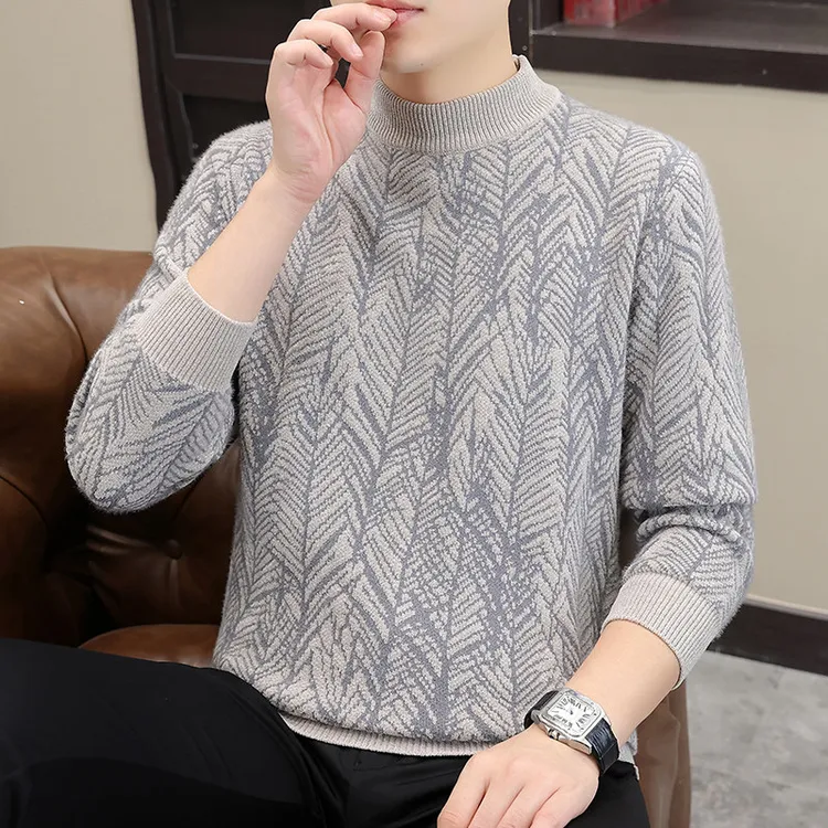 套头保暖毛衣半高领衫针织衫韩版秋冬针织冬季打底衫毛衣针织衫