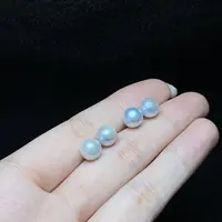 【小北珠宝】S925银海水珍珠耳钉约7mm+【多样性发一件】27-WJ05X72
