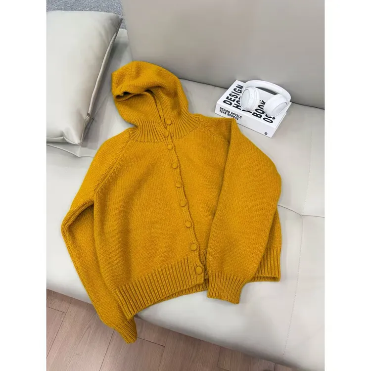 【伴侣必备带帽毛衣】小允姐姐2025新款时尚高级毛衣