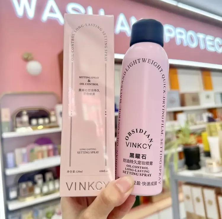 VINKCY梵希茜黑曜石控油持久定妆喷雾