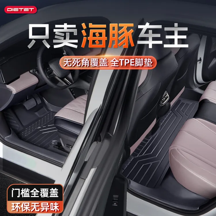 专用于比亚迪海豚脚垫TPE全包围2025款繁星地毯汽车内饰改装配件
