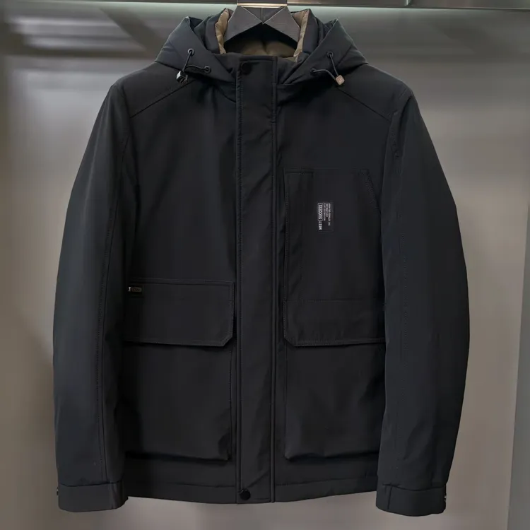 2778男士冬季连帽可脱卸厚款羽绒服(MG)