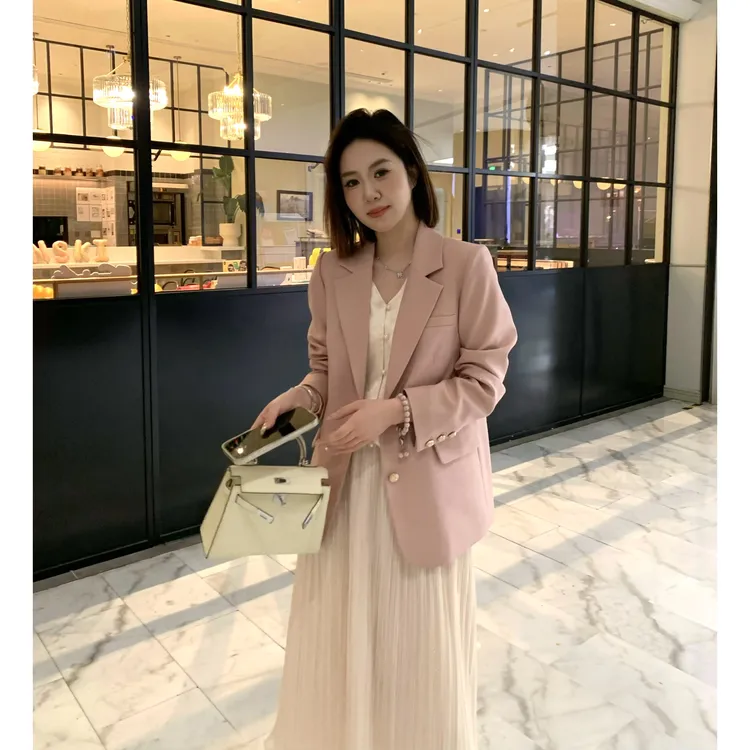 Candy Cloud银河闪闪2.0 星空微闪高品质显瘦正肩西装外套XZ142/1