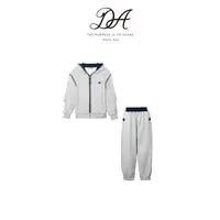 Dolly Ave「无界系列」 高定棉奥粒绒剪裁手工刺绣男女同穿加绒套装