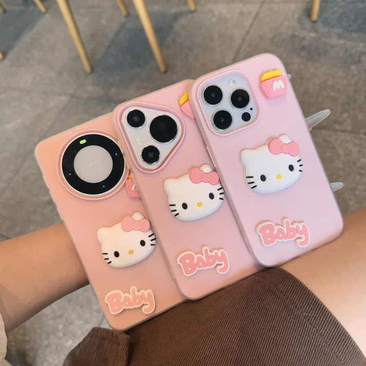 奥菲顿立体薯条大头kt适用iPhone16肤感手机壳华为vivo小米15oppo