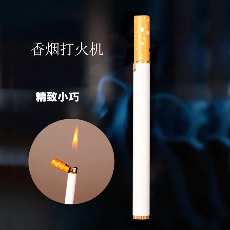 迷你细香烟个性新奇特创意小巧便携砂轮明火打火机
