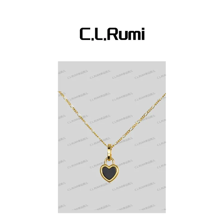 链子925银 【Rumi小店】怦然心动轻奢百搭复古经典简约项链4307pj